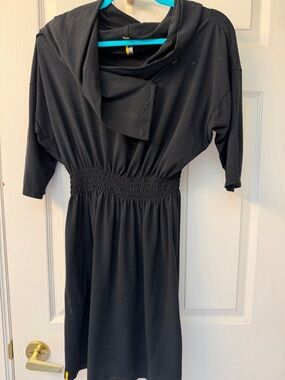 Lolë off-set mini-dress (merino wool)